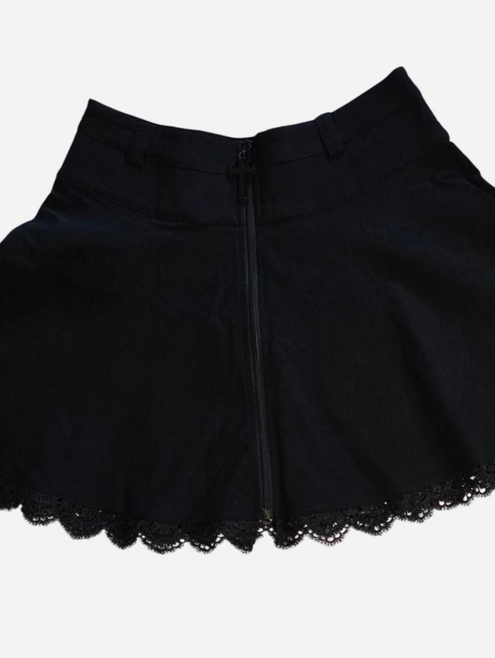 Killstar Viktoria Mini Skirt w/Lace Trim, Size XL, Romantic Goth, Brand New